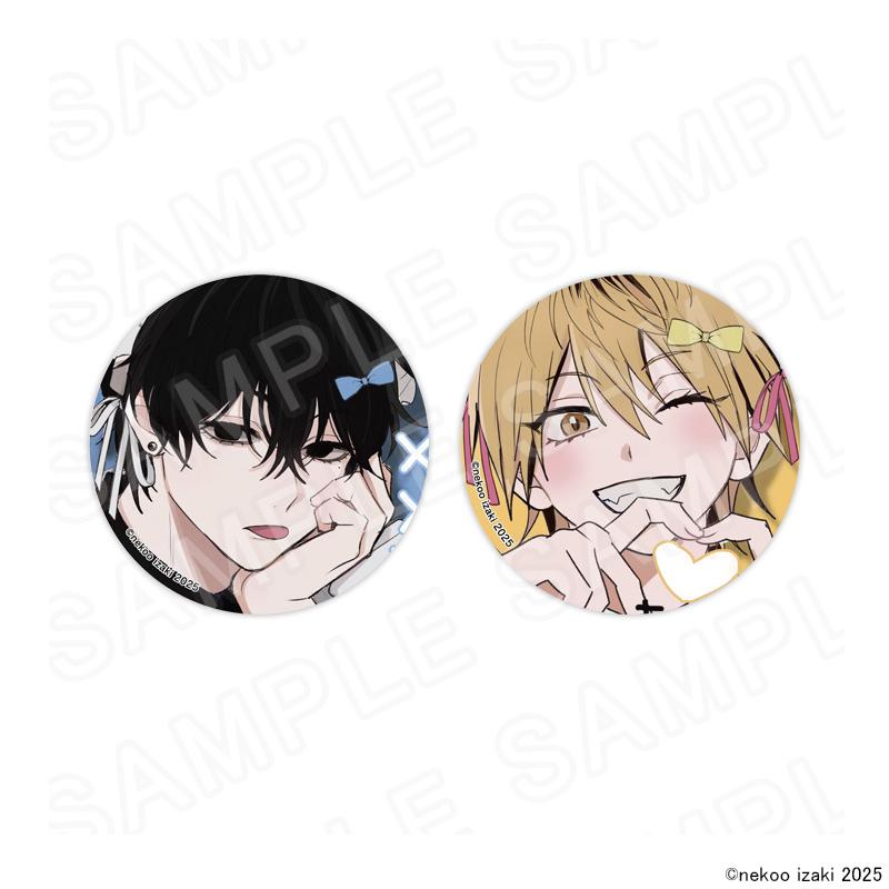 ダメ男とヤバ男 POPUP 缶バッジ クリアカード ※特典2枚目 07/07 発送予定】 『ダメ男の椎名先輩とヤバ男の佐々木くん』POPUPSHOP