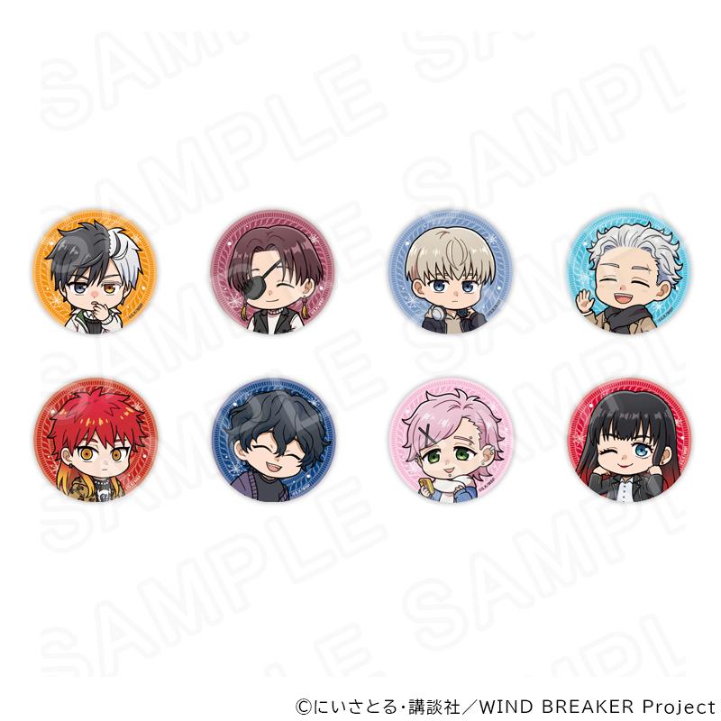 03/25 発送予定】 TVアニメ『WIND BREAKER』ミニキャラ缶バッジ（冬