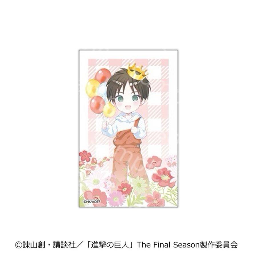 07/17 発送予定】 進撃の巨人 ミニキャラカードセットA エレン