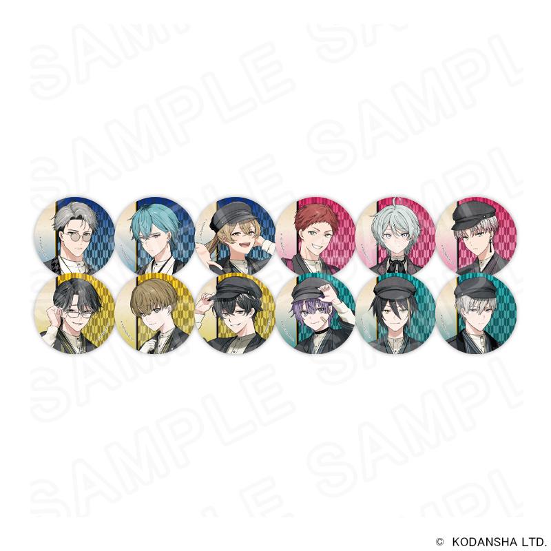 03/13 発送予定】 ハンドレッドノート 描き下ろし缶バッジ 大正浪漫Ver