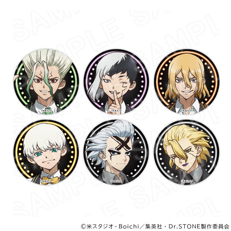 Dr. STONE 缶バッジ　ゼノ　カジノ 06/02 発送予定】 TVアニメ『Dr.STONE』 カジノディーラー 描き下ろし