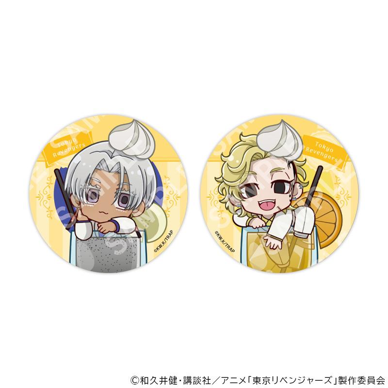 東京リベンジャーズ 佐野万次郎 缶バッジ プリンセスカフェ カフェ TVアニメ『東京リベンジャーズ』 缶バッジ 桜和服ver コンプリートBOX
