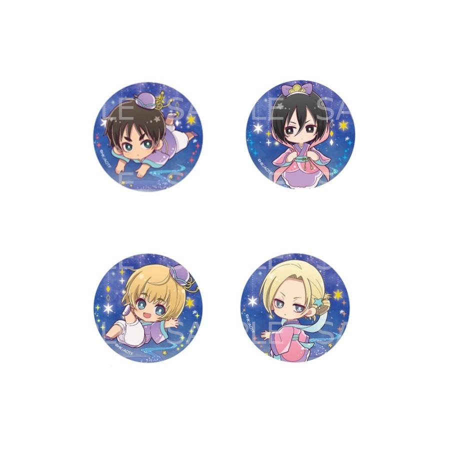 予約 07/28 発送予定】 進撃の巨人 缶バッジ(七夕)BOX A ※BOX販売