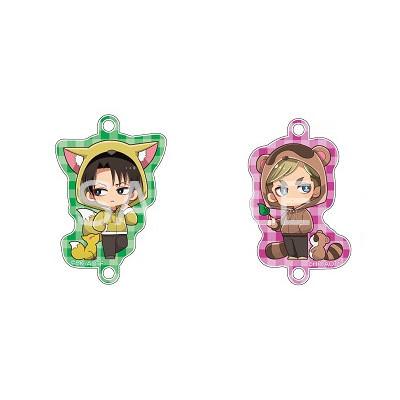 予約 01/20 発送予定】 進撃の巨人 連結チャーム (ケモミミパーカー