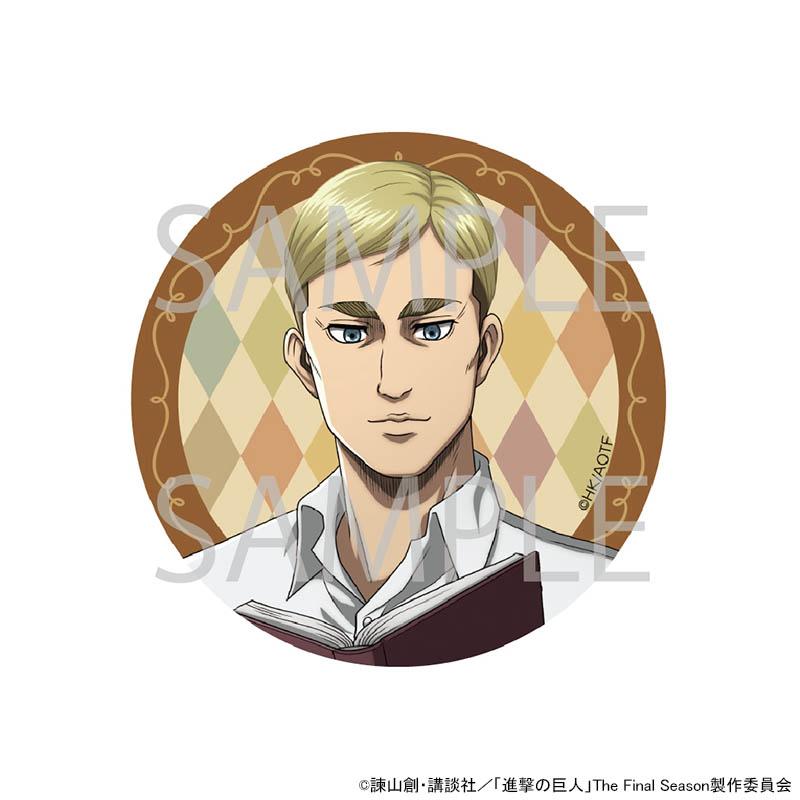 予約 07/07 発送予定】 TVアニメ『進撃の巨人』 描き下ろし缶バッジ