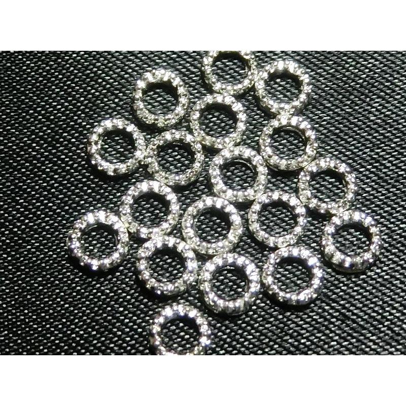 ネイル メタルパーツ ブリオンリング シルバー サイズ ネイルパーツ 奉呈 個