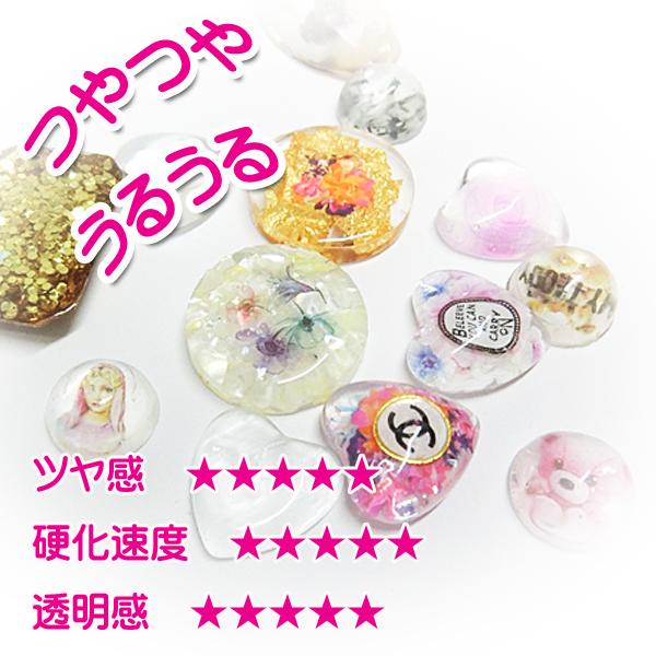 UVレジン液 レジン液 100g ハード ハイコスパレジン レジンクラフト用 れじんえき 定形外｜princesscolors｜03