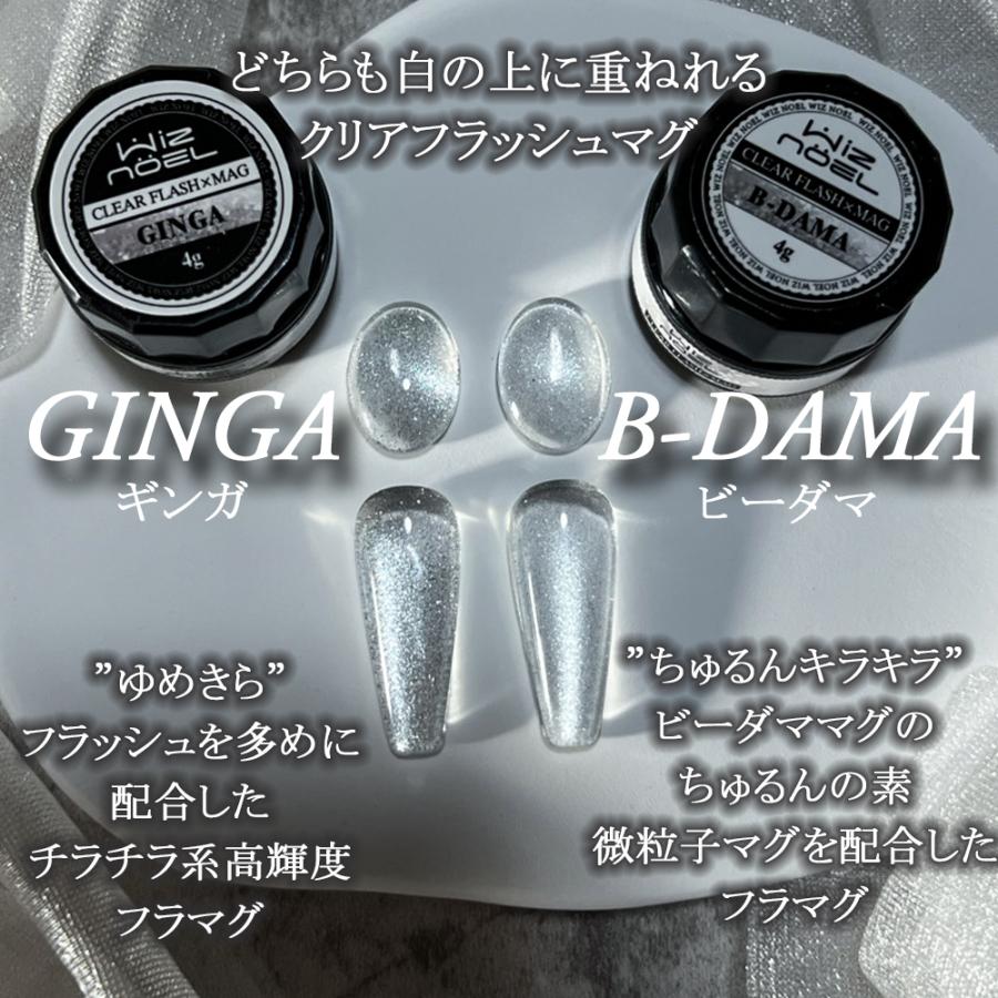 Wiz noel クリアフラッシュマグ ビーダマ GINGA マグネットジェル 4g