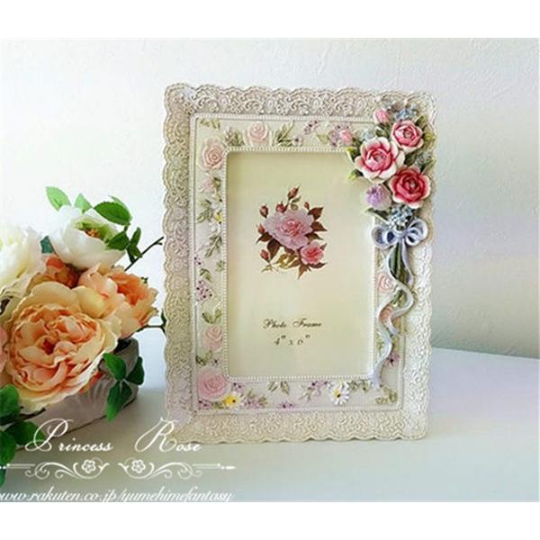 写真立て プレゼント おしゃれ フォトフレーム おしゃれ かわいい ローズ 薔薇雑貨 姫系 花柄 ボタニカル 母の日ギフト 1705 48 550 Princessrose03 通販 Yahoo ショッピング
