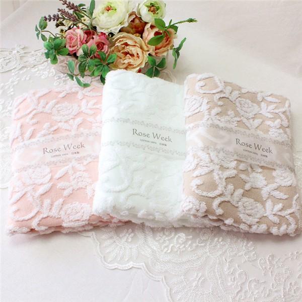 フェイスタオル おしゃれ 激安セール かわいい 花柄 ローズ柄 ボタニカル 母の日ギフト 薔薇雑貨 姫系