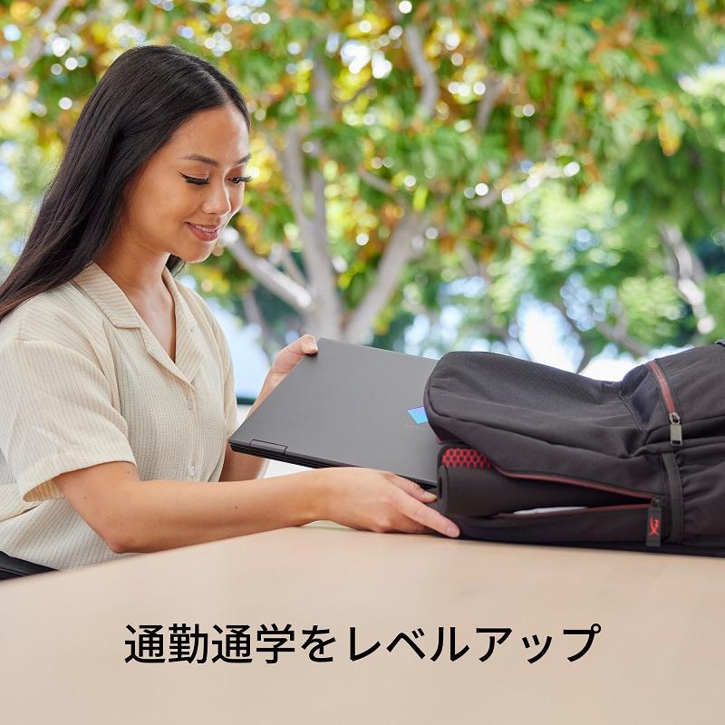 HyperX （在庫限り）HyperX Delta ゲーミングバックパック ブラック 高耐久 16インチノートPC対応 軽量 8C524AA ...