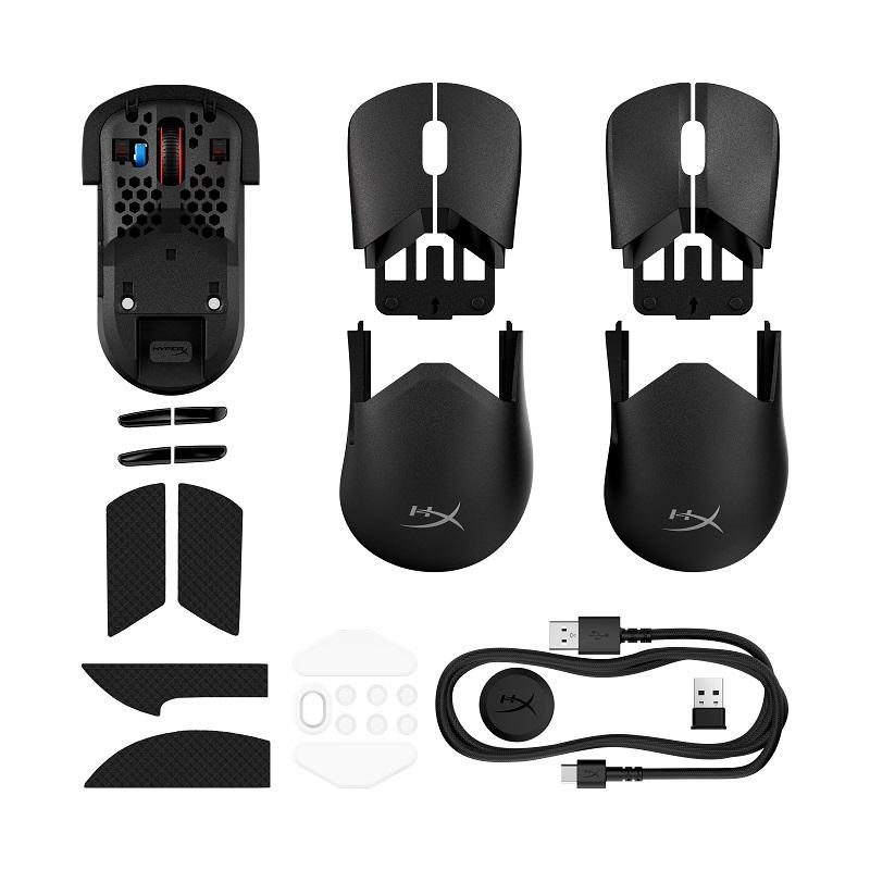 HyperX Pulsefire Saga Pro ワイヤレス ゲーミングマウス 交換可能
