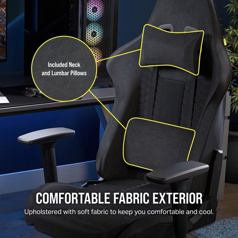 【引き取り可能な方】ゲーミングチェア・CORSAIR・レザー調 CORSAIR（コルセア） CORSAIR TC100 RELAXED ゲーミングチェア