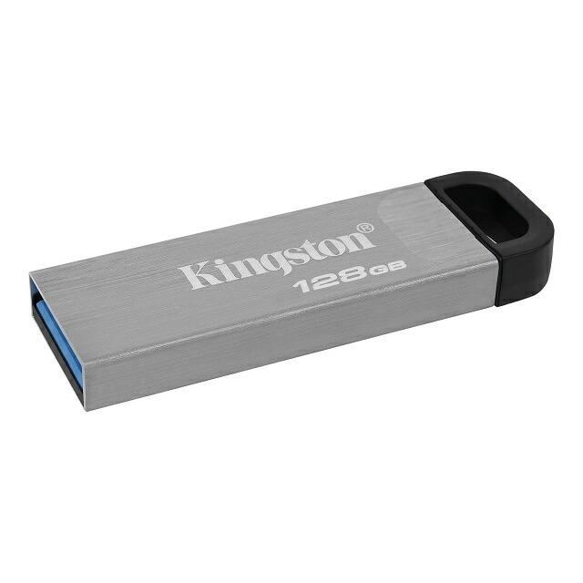 キングストン DataTraveler Kyson USBフラッシュドライブ USB 3.2 Gen1 128GB シルバー DTKN/128GB Kingston USBメモリ 国内正規品 新生活｜princetondirect｜02