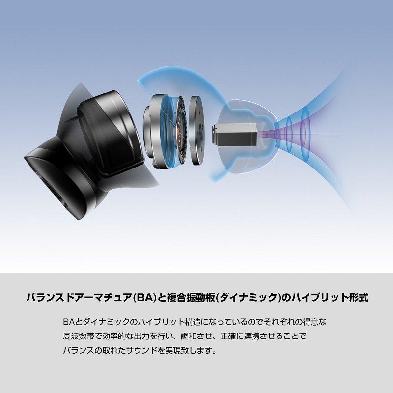 （在庫限り）Edifier NeoBuds S ノイズキャンセリング完全ワイヤレスイヤホン Snapdragon Sound対応 ED-NBDS-BK ワイヤレスイヤホン Truewireless 国内正規品 | Edifier | 04