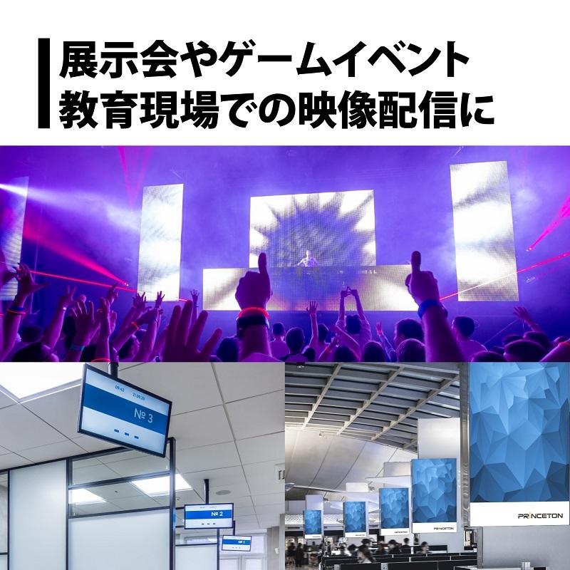 EZCast ビデオプレゼンテーション「EZCast Pro AV」受信機 EZPRO-AV-ER02 遠隔操作 エクステンダー HDMI LAN スプリッター 切替器 新生活 | PRINCETON | 02