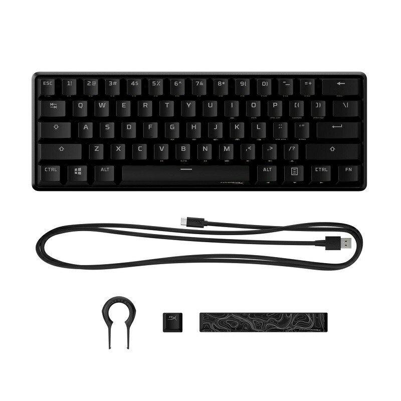 （在庫限り）HyperX Alloy Origins 60 メカニカルゲーミング キーボード 全2色 US配列 4P5N4AA#ABA (HKBO1S-RB-US/G) 572Y6AA#ABA  ハイパーエックス RGB｜princetondirect｜06