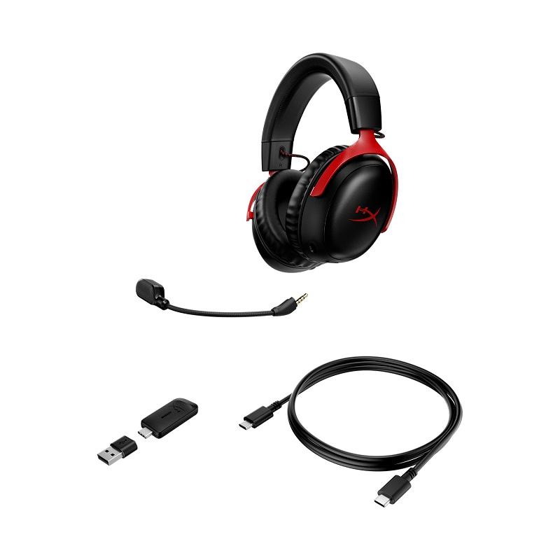 HyperX Cloud III ワイヤレス ゲーミングヘッドセット 77Z45AA(ブラック) 77Z46AA(ブラック/レッド) ハイパーエックス 軽量 Cloud3 ps5 ps4 pc 2年保証｜princetondirect｜14