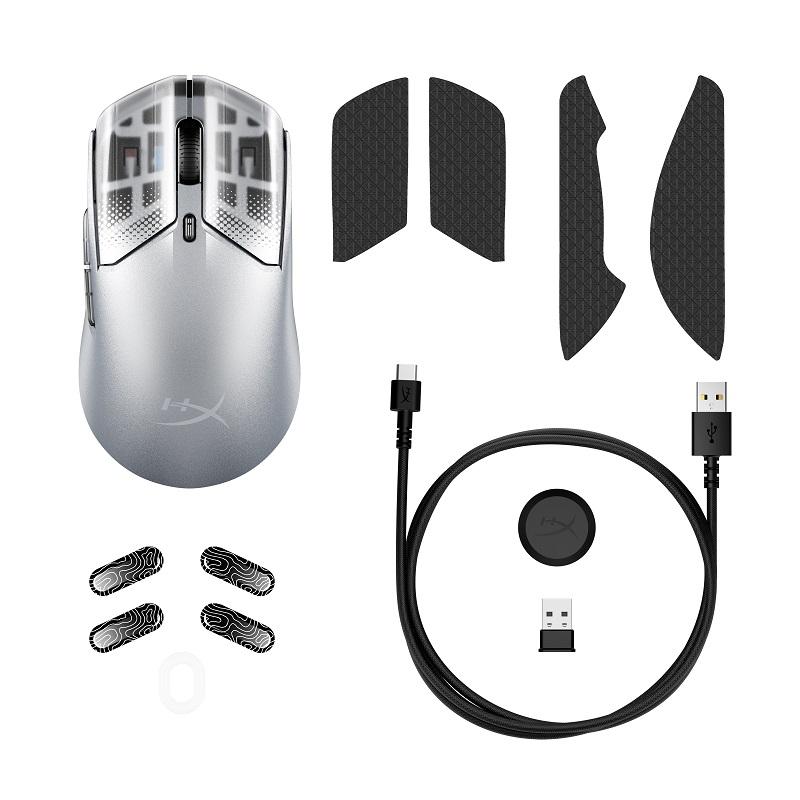 HyperX Pulsefire Haste 2 S ワイヤレス ゲーミングマウス 最大120時間 