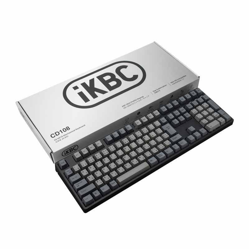 iKBC CD108シリーズ JIS配列 112キー キーボード フルサイズ メカニカルキーボード ホットスワップ 対応 IK-CD108シリーズ 日本語配列 GATERON 赤軸 茶軸 青軸｜princetondirect｜14