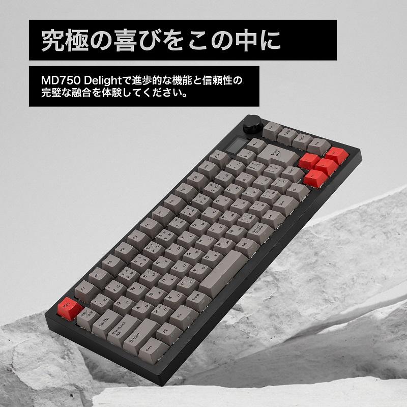 MISTEL Mistel MD750 Delight JIS 無線 / 有線 キーボード 75