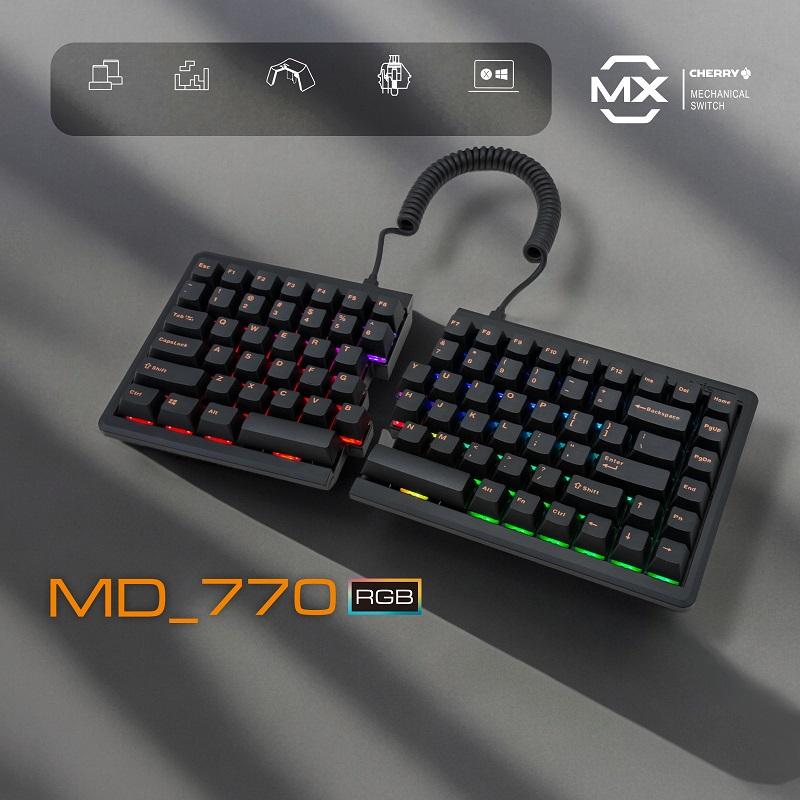MISTEL Mistel Barocco MD770 RGB 有線 キーボード 英語 US 配列 MISTEL Mistel Barocco MD770 RGB 有線 キーボード 英語 US 配列