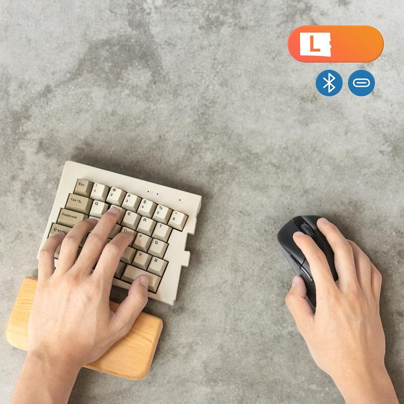 【再生品・保証なし・箱無し】【訳あり】Mistel Barocco MD600 Alpha Rhino 無線 キーボード 英語 US 配列 静音赤軸 クリア軸 OML-MD600ABT-Uシリーズ ミステル | MISTEL | 07