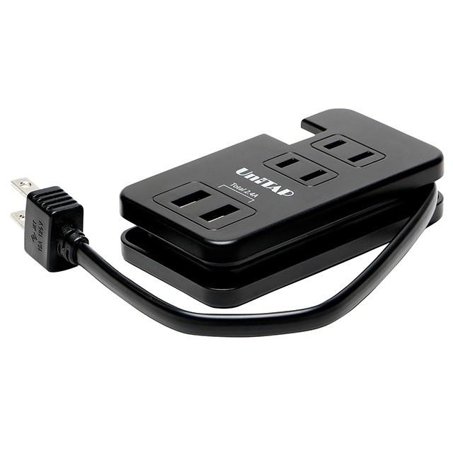 Unitap コンパクトUSB2ポート給電機能付マルチタップ 全2色 USB×2ポート＆AC×3個口 PPS-UTAP10シリーズ 新生活｜princetondirect｜02