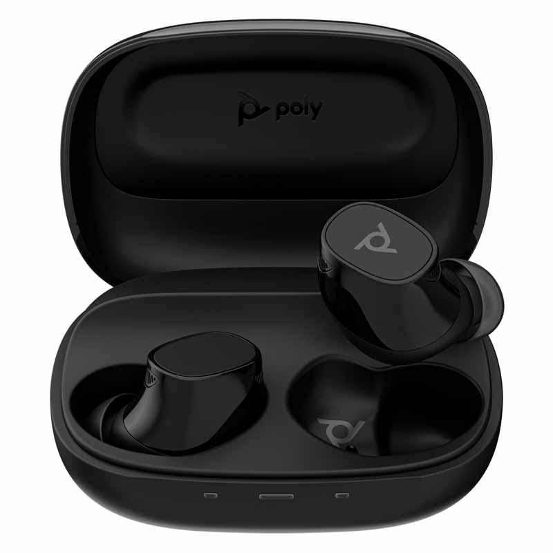 Poly Voyager Free 20 ワイヤレス ヘッドセット 左右各3つの