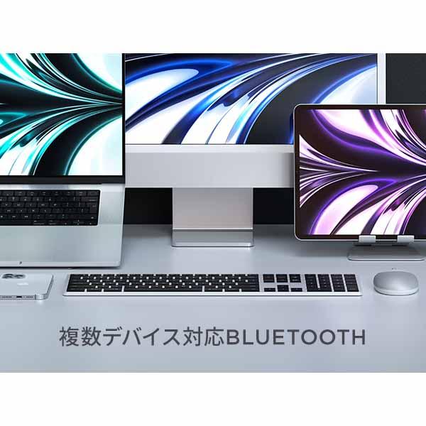 Satechi Slim X3 Bluetooth Backlit Keyboard US Layout フルサイズ キーボード 英語配列 全2色 PST-BTSX3シリーズ サテチ 無線 mac 2年保証_5