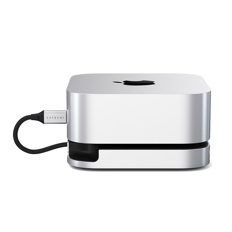 SATECHI Satechi MAC MINI M4 STAND & HUB WITH SSD ENCLOSURE SATECHI Satechi MAC MINI M4 STAND & HUB WITH SSD ENCLOSURE