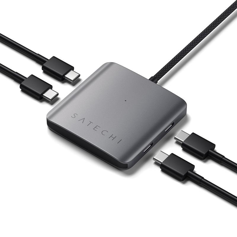 SATECHI Satechi 4-Port USB-C Hub with PD (4ポートUSB-C ハブ WITH