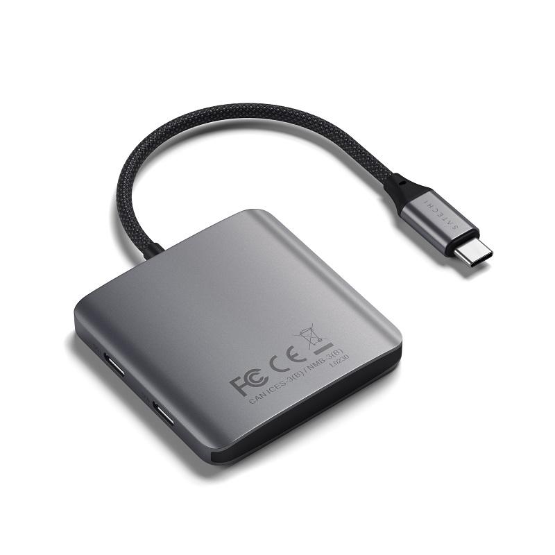 SATECHI Satechi 4-Port USB-C Hub with PD (4ポートUSB-C ハブ WITH