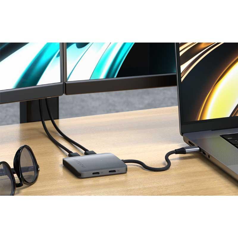 ☆送料無料 Satechi 4ポート USB-C ハブ デ roなど対応 156 SATECHI Satechi 4-Port USB-C Hub with PD (4ポートUSB-C ハブ WITH