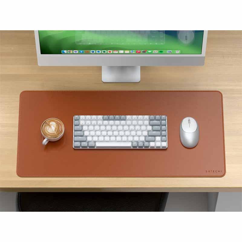 SATECHI Satechi Vegan-Leather Premium Desk Mat ヴィーガンレザー