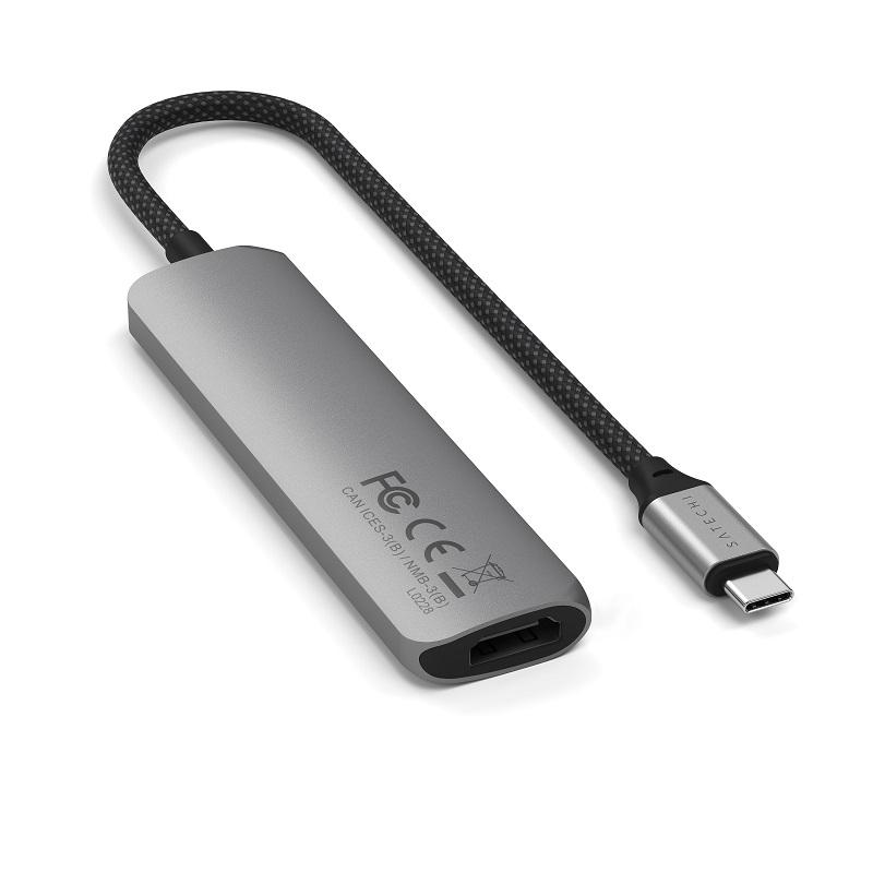 SATECHI Satechi 4-in-1 USB-C Slim Multiport Adapter 4k (4-in-1 USB 
