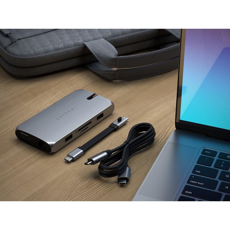 サテチ SATECHI USB-C On-The-Go 9-in-1 Amazon.com: Satechi USB C Hub Multiport Adapter, USB C