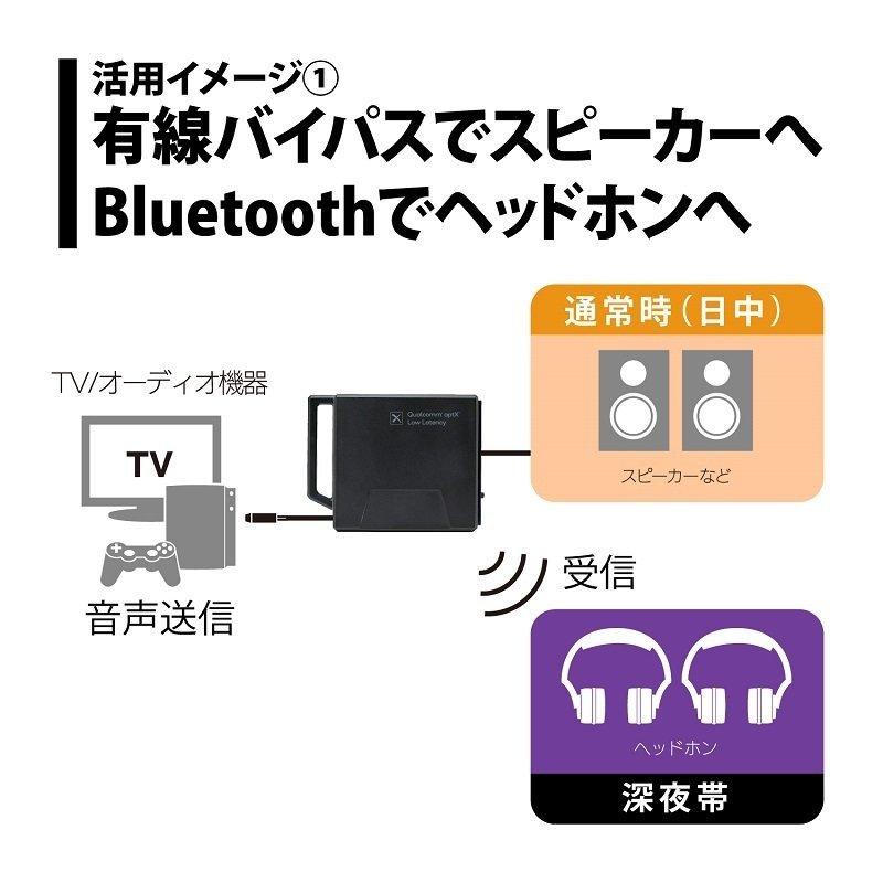 （在庫限り）Bluetoothオーディオ送受信ユニット Qualcomm aptX Low Latency対応 トランスミッター PTM-BTLLTR ブルートゥース Princeton 無線 レシーバー | PRINCETON | 06