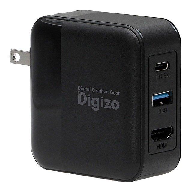 プリンストン Digizo PD65W給電対応パワードッキングステーション HDMI出力付 ブラック PUD-PD65G1H フルHD PD3.0 窒化ガリウム GaN パワーデリバリー 新生活 | PRINCETON | 01