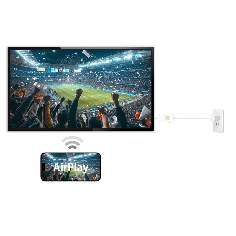 SP Cast Pocket Plus AirPlay / Miracast 受信機能対応 ワイヤレス USB-C to HDMI (親機/子機セット) SC-POCKETPLUS-C1R1 ミラーリング | PRINCETON | 04