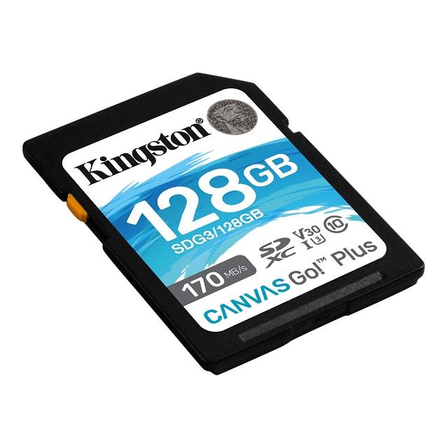 キングストン SDXCカード 128GB Canvas Go!Plus Class 10 U3 V30 SDG3/128GB Kingston SDカード 国内正規品 新生活｜princetondirect｜06