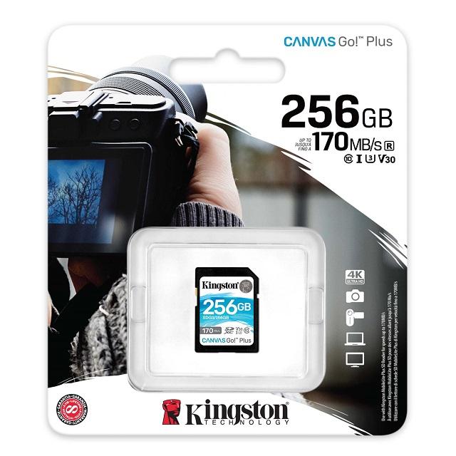 キングストン SDXCカード 256GB Canvas Go!Plus Class 10 U3 V30 SDG3/256GB Kingston SDカード 国内正規品 新生活｜princetondirect｜07