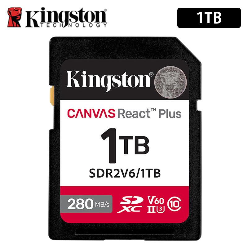 Kingston（キングストン） SDカード 1TB Canvas React Plus V60 SD 