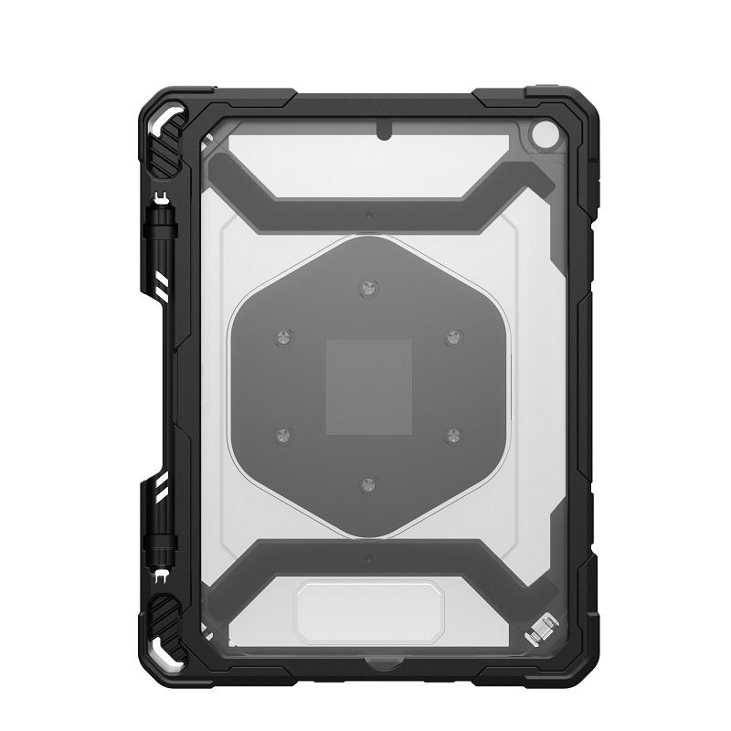 UAG iPad (第9/第8/第7世代)用 ケース PLASMA アイス/ブラック(クリアカラー) 耐衝撃 画面保護一体型 UAG-IPD9-T-IC/BK ユーエージー 耐衝撃 ハンドストラップ｜princetondirect｜04