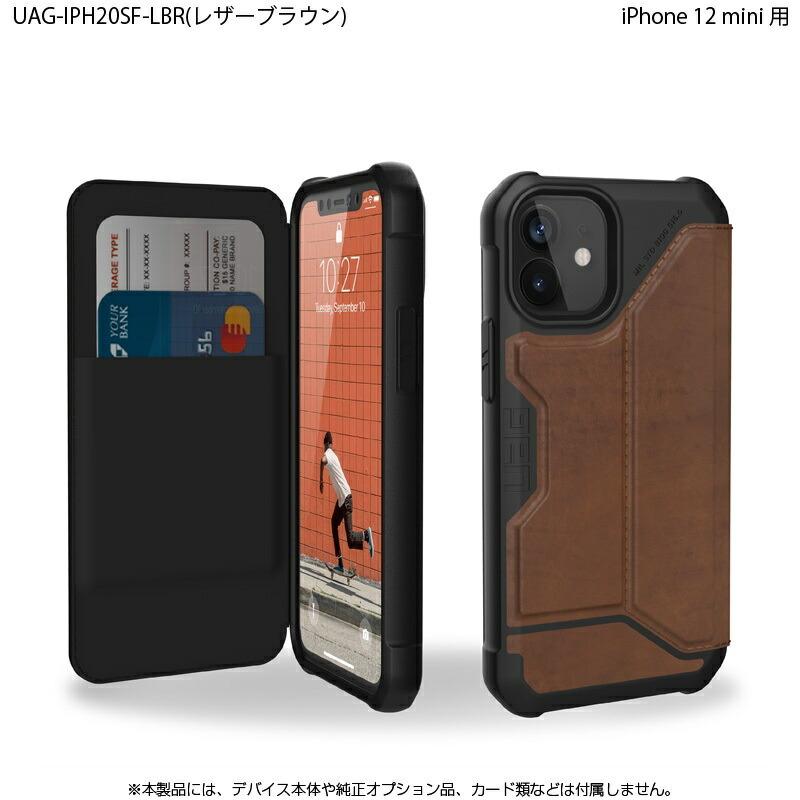 UAG iPhone 12 mini用 METROPOLIS レザーケース フォリオ・手帳型 全2色 耐衝撃 UAG-IPH20SF-Lシリーズ 5.4インチ アイフォンカバー ユーエージー メトロポリス｜princetondirect｜09