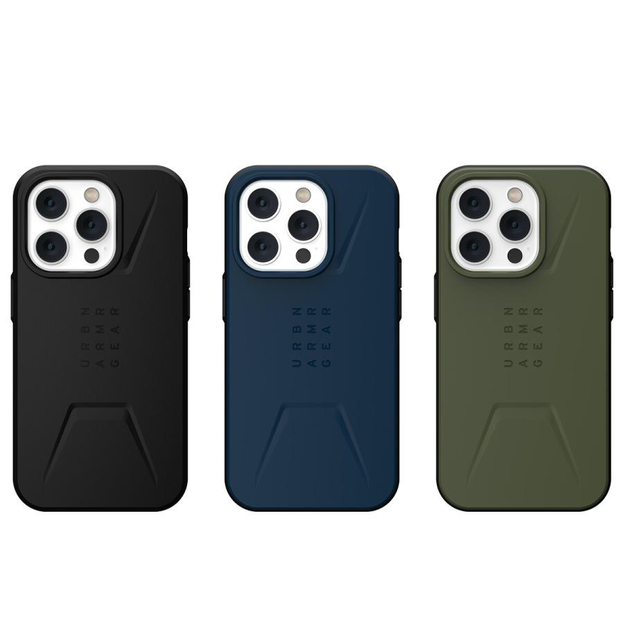 UAG iPhone 14 Pro 用 MagSafe対応ケース CIVILIAN ソリッドデザイン 全3色 耐衝撃 UAG-IPH22MB-CMSシリーズ 6.1インチ ストラップホール搭載 新生活｜princetondirect｜05