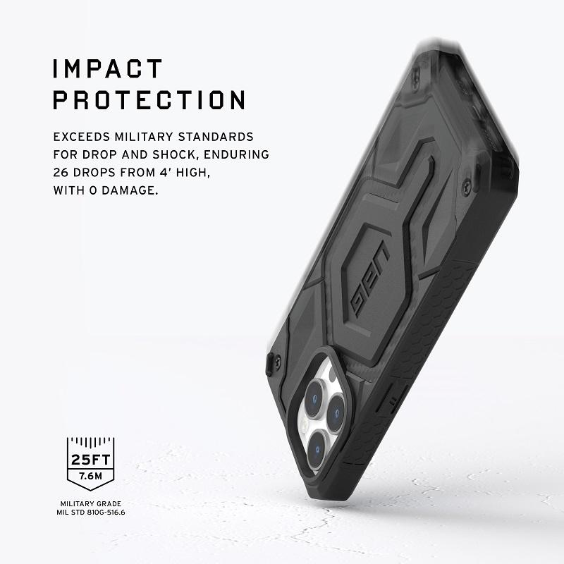 UAG iPhone 15 Pro用 MagSafe対応ケース MONARCH PRO プレミアム 全5色 耐衝撃 UAG-IPH23MA-PMSシリーズ 6.1インチ ユーエージー アイフォン15pro カバー｜princetondirect｜09