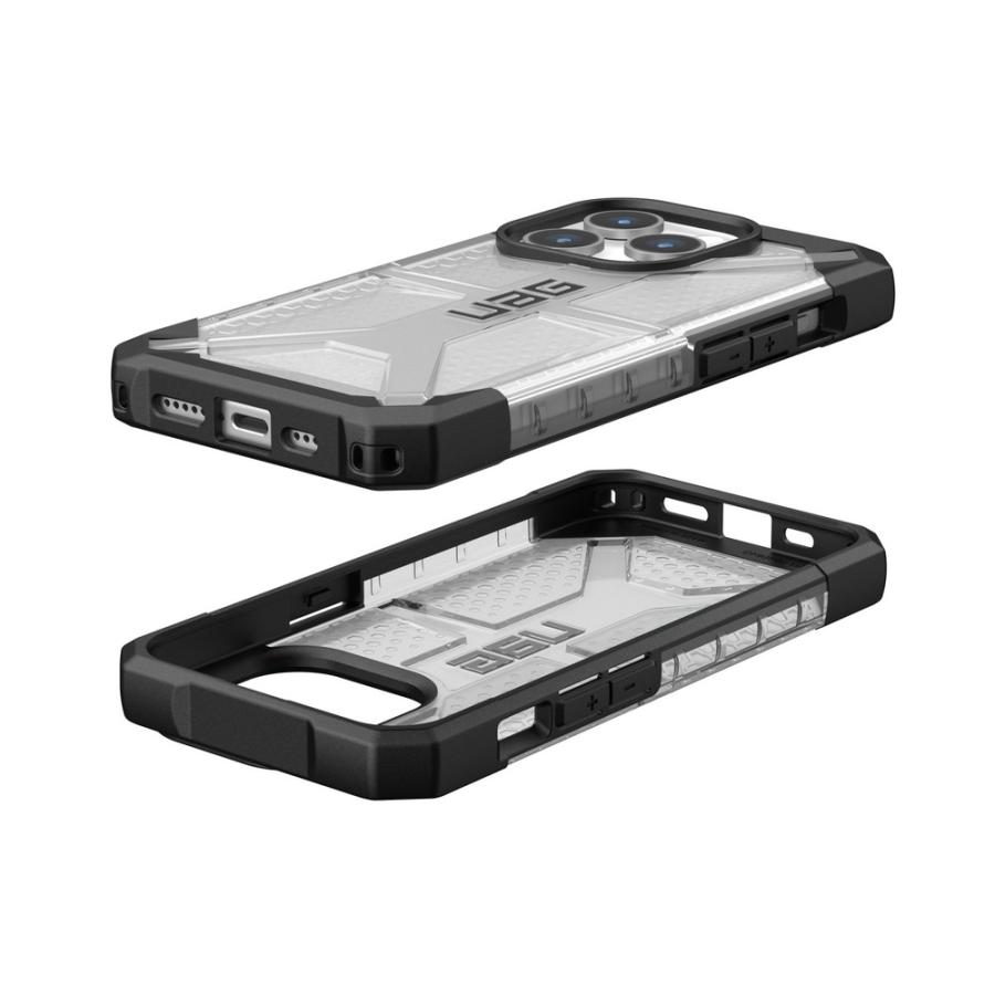 UAG iPhone 15 Pro用 ケース PLASMA クリアカラー 全2色 耐衝撃 UAG-IPH23MA-Tシリーズ 6.1インチ ユーエージー ストラップホール搭載 アイフォン15pro カバー｜princetondirect｜11