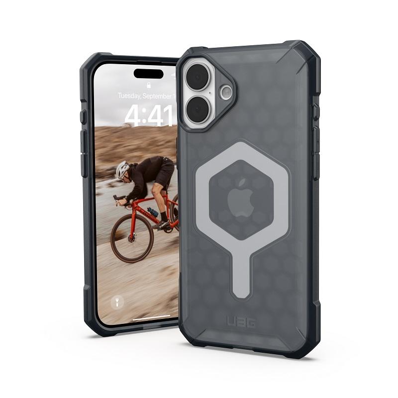 美品　UAG iPhone用ケース オレンジ/グレー URBAN ARMOR GEAR UAG iPhone 16 Plus 用 MagSafe対応ケース