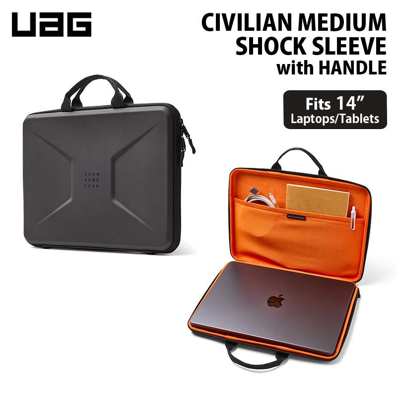 UAG 14インチ ラップトップ/タブレット用スリーブ ケース (ハンドル付き) CIVIAILN 耐衝撃 UAG-SLVWHM-C-BK ユーエージー スリーブ 手提げ | URBAN ARMOR GEAR